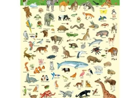 Plansa. 100 de animale - Nelson Verlag