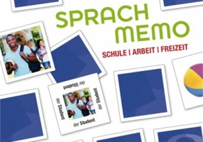Sprachmemo Deutsch: Schule, Arbeit, Freizeit Sprachspiel A1