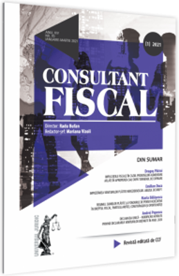 Revista Consultant fiscal nr. 1/2021