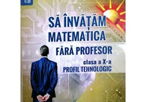 Sa invatam matematica fara profesor. Clasa a 10-a profil tehnologic - Gheorghe Adalbert Schneider