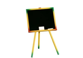 Tablita lemn, neagra, 82 cm + Suport Color + Accesorii