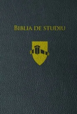 Biblia de studiu Andrews. Editie de lux, coperta piele, neagra, margini aurii
