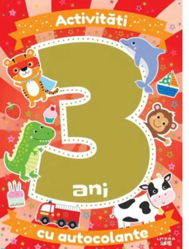 Activitati cu autocolante la 3 ani