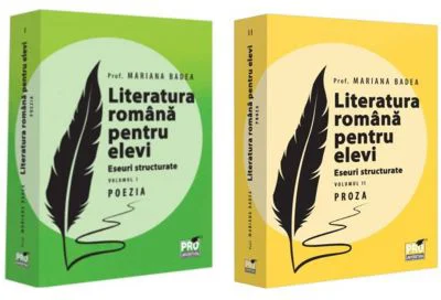 Pachet Literatura romana pentru elevi. Eseuri structurate: Poezia si Proza - Mariana Badea