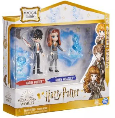 Set 2 Figurine Harry Potter si Ginny Weasley