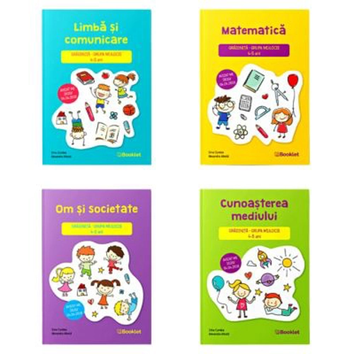 Pachet educational gradinita pentru grupa mijlocie 4 - 5 ani - Irina Curelea