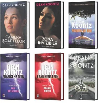 Pachet format din 6 titluri, Camera soaptelor, Zona invizibila, Noaptea lui Odd de Autorul Dean Koontz