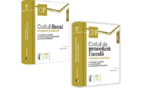 PACHET. Codul de procedura fiscala si Codul fiscal comentat si adnotat cu legislatie secundara si complementara 2023 - Emilian Duca