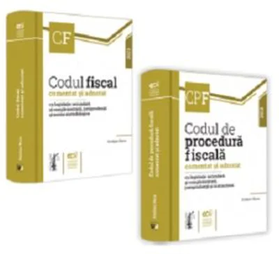 PACHET. Codul de procedura fiscala si Codul fiscal comentat si adnotat cu legislatie secundara si complementara 2023 - Emilian Duca