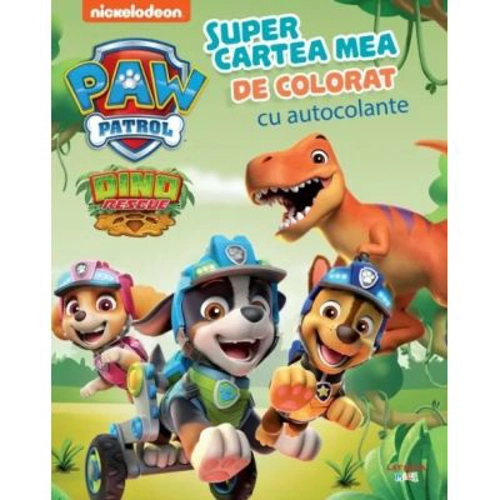 Patrula Catelusilor. Super cartea mea de colorat, cu autocolante