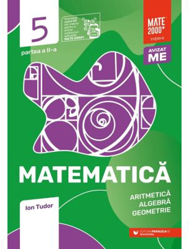 Matematica. Aritmetica, algebra, geometrie. Caiet de lucru. Clasa a 5-a. 2024-2025 Initiere. Partea a 2-a - Ion Tudor