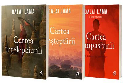 Pachet de 3 carti, Cartea Desteptarii, Compasiunii, Intelepciunii autor Dalai Lama