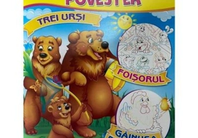 Citeste si coloreaza povestea. Trei ursi, Foisorul, Gainusa porumbaca