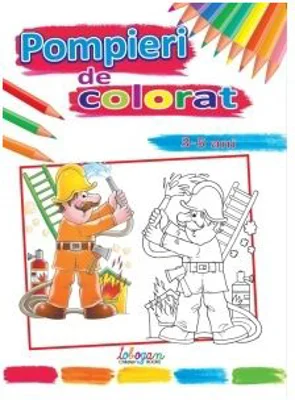 Pompieri de colorat