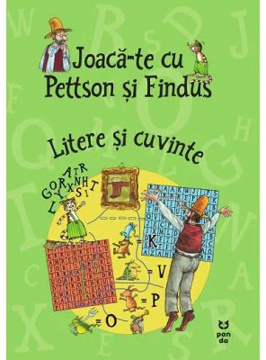 Joaca-te cu Pettson si Findus. Litere si cuvinte - Sven Nordqvist