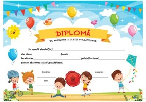 Diploma de absolvire a clasei pregatitoare (DZC02)