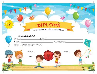 Diploma de absolvire a clasei pregatitoare (DZC02)