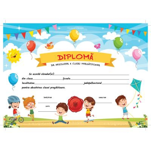 Diploma de absolvire a clasei pregatitoare (DZC02)