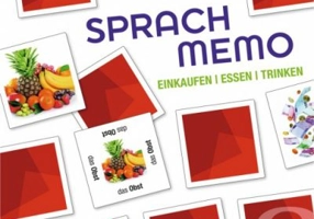 Sprachmemo Deutsch Einkaufen, Essen, Trinken Sprachspiel A1