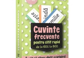 Cuvinte frecvente pentru citit rapid de la 601 la 800