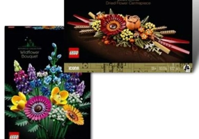 Pachet LEGO Creator Expert. Buchet de flori de camp 10313 si Ornament din flori uscate 10314