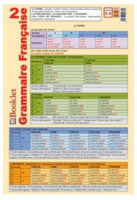Plansa Gramatica franceza 2
