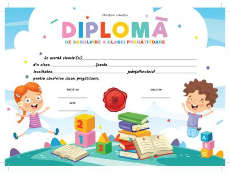 Diploma de absolvire a clasei pregatitoare (DZC01)