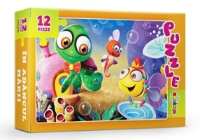 Puzzle. In adancul marii, 12 piese