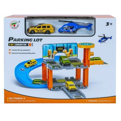 Pista cu masina, 34. 5x39. 5x20 cm, 20 piese