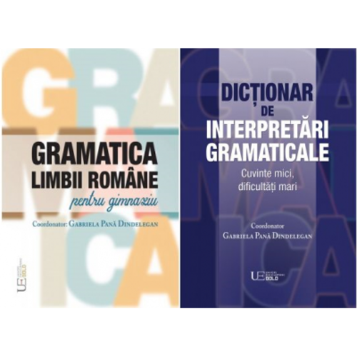 Pachet Gramatica limbii romane si Dictionar de interpretari gramaticale