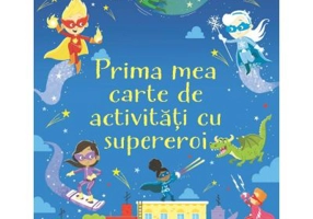 Prima mea carte de activitati cu supereroi (Usborne)