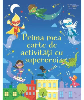 Prima mea carte de activitati cu supereroi (Usborne)