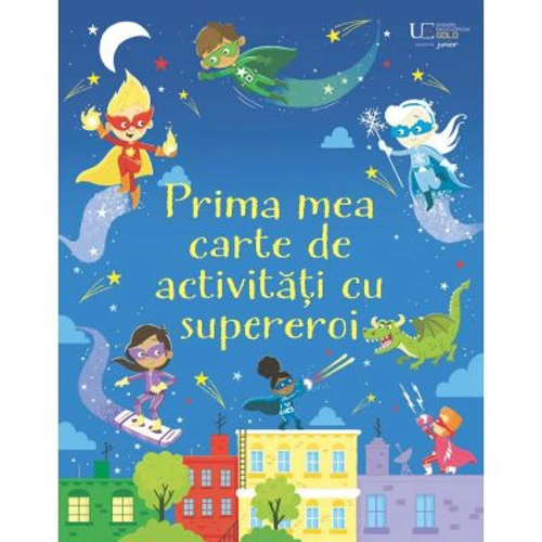 Prima mea carte de activitati cu supereroi (Usborne)