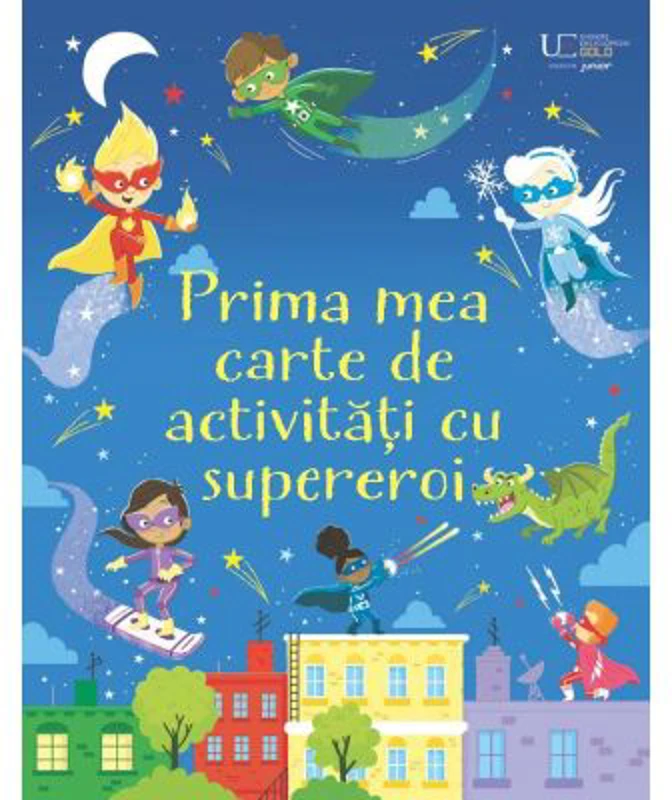 Prima mea carte de activitati cu supereroi (Usborne)