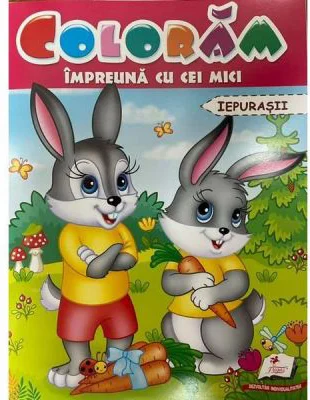 Coloram impreuna cu cei mici. Iepurasii