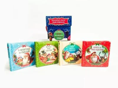 Set 4 povesti Craciun Fericit Descopera magia Craciunului! - Sara Gianassi
