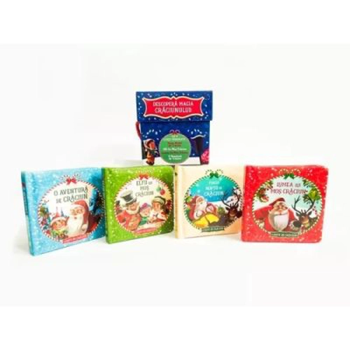 Set 4 povesti Craciun Fericit Descopera magia Craciunului! - Sara Gianassi