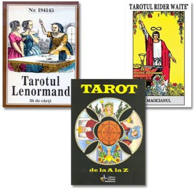 Set Tarotul Rider Waite, Tarotul Lenormand si Tarot de la A la Z