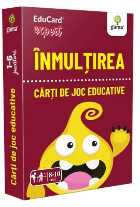 Inmultirea. EduCard expert. Carti de joc educative