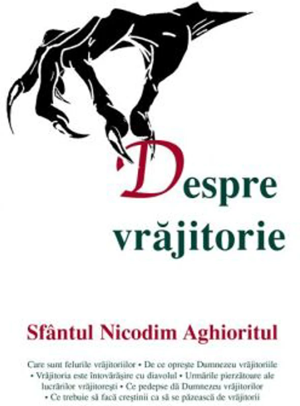 Despre vrajitorie - sf. Nicodim Aghioritul