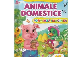 Formeaza imaginea. Animale domestice + 65 autocolante