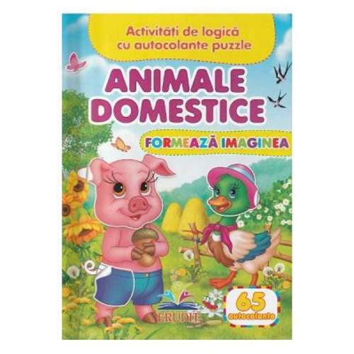 Formeaza imaginea. Animale domestice + 65 autocolante