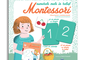 Numerele mele in relief Montessori
