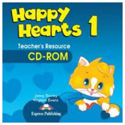 Happy Hearts 1, Teachers CD-ROM. Curs de limba engleza pentru prescolari - Jenny Dooley, Virginia Evans