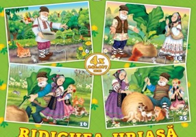 Puzzle Ridichea. 4 imagini