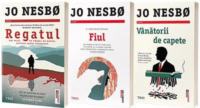Pachet de 3 carti, Regatul, Fiul si Vanatorii de capete - Jo Nesbo