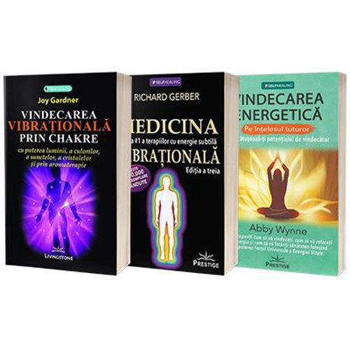 Pachet 3 carti SELFHEALING: Vindecarea Vibrationala, Energetica si Medicina - Joy Gardner, Abby Wynne