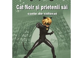 Cat Noir si prietenii sai. Carte de colorat