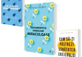 Pachet format din 3 carti, Cum sa oprim imbatranirea, Tratamente si vindecari miraculoase, Jean Carper