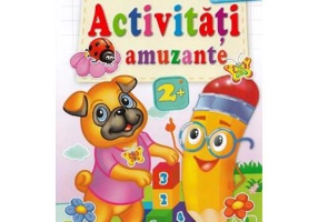 Activitati amuzante. Catelusul Mops 44 autocolante 2 ani+